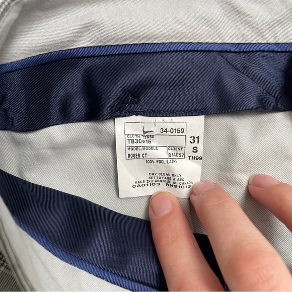 TED BAKER “Roger CT” slim wool dress pants - Picture 4 of 6